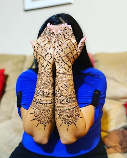 Indian wedding henna in Texas Hill Country